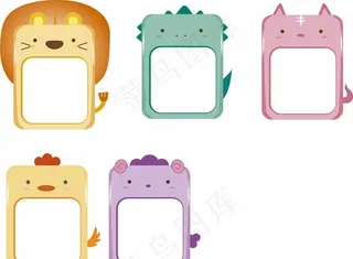 小动物矢量图图片