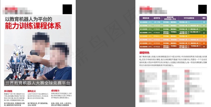 能力课程体系图片ai矢量模版下载