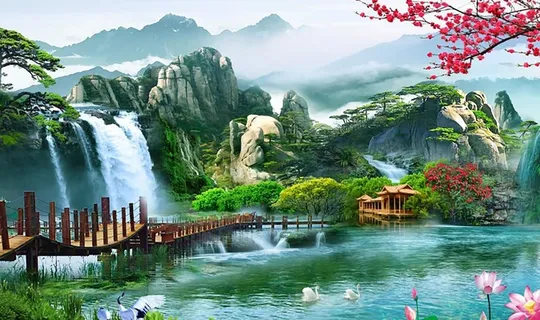 新中式背景图片