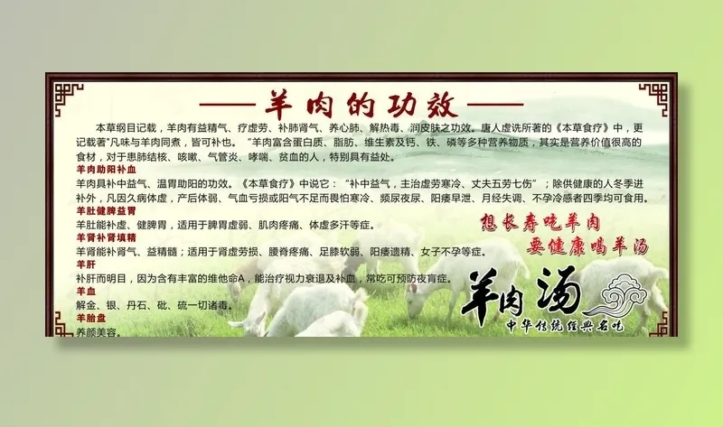 羊肉简介图片cdr矢量模版下载