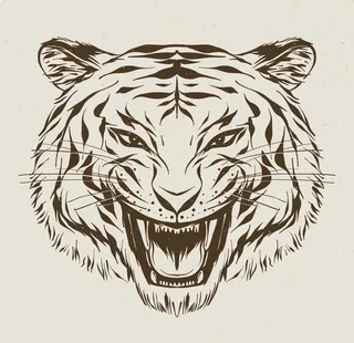 老虎头素材 图片