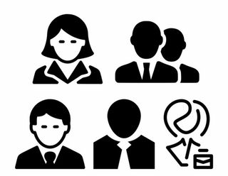 商务人物图标图片