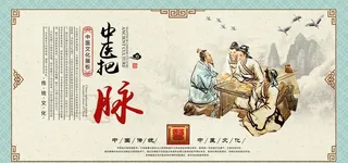 中医文化展板海报图片