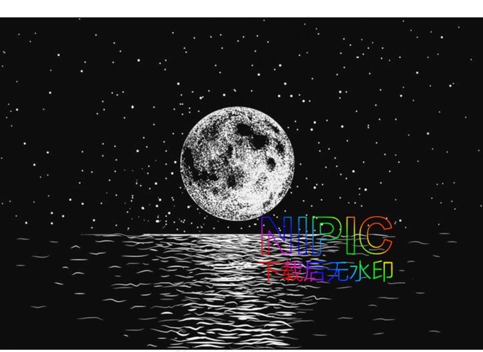 月亮eps背景图图片eps,ai矢量模版下载