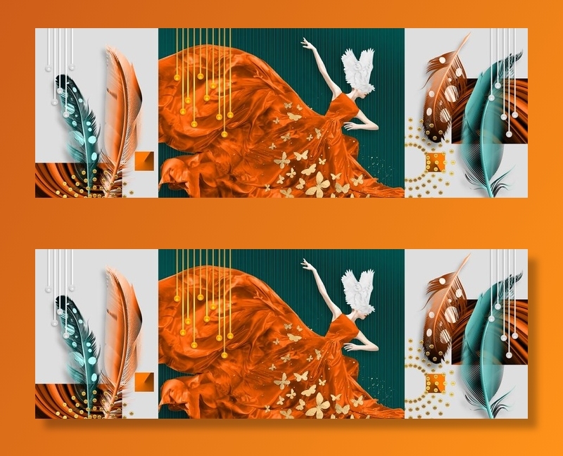 美女装饰画图片