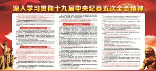 十九届*纪委五次全会精神图片
