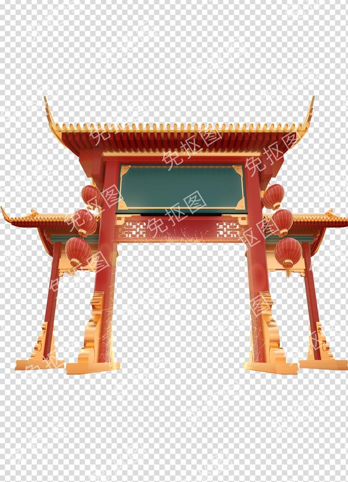 中国风古典素材高清PNG免抠图片(1024x1400)psd模版下载