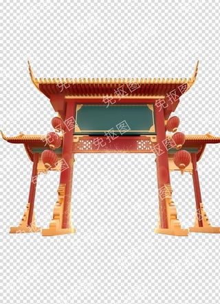 中国风古典素材高清PNG免抠图片