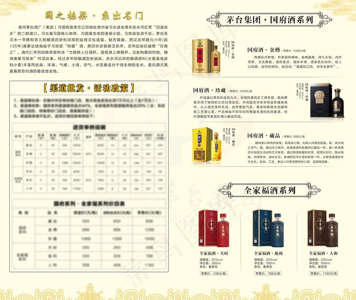 酱香酒宣传手册图片(2835x2480)psd模版下载