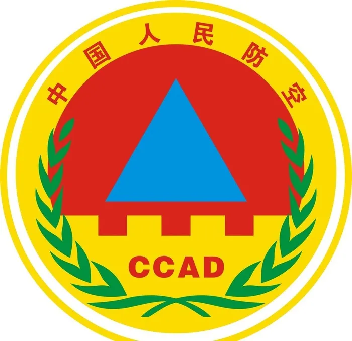 人防系统LOGO图片cdr矢量模版下载