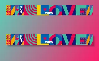 LOVE商场围挡画面图片