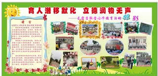学校德育活动掠影展板图片