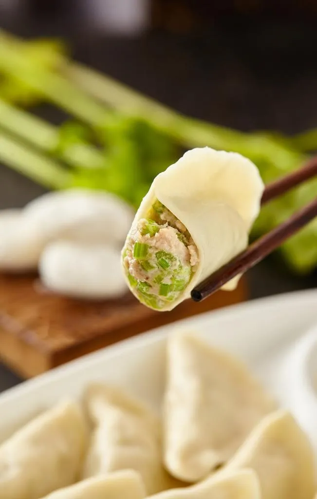 芹菜猪肉饺子图片