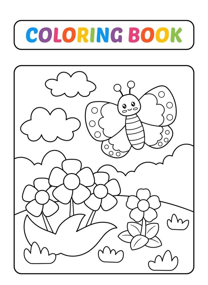 卡通填色卡  图片