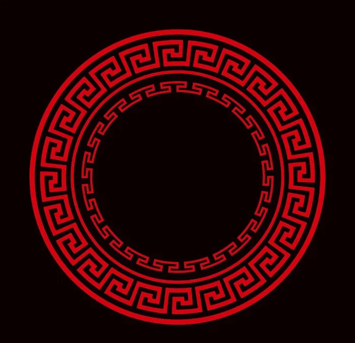 2种圆形边框图片