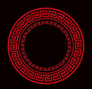 2种圆形边框图片