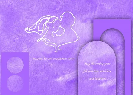 梦幻紫色婚礼图片