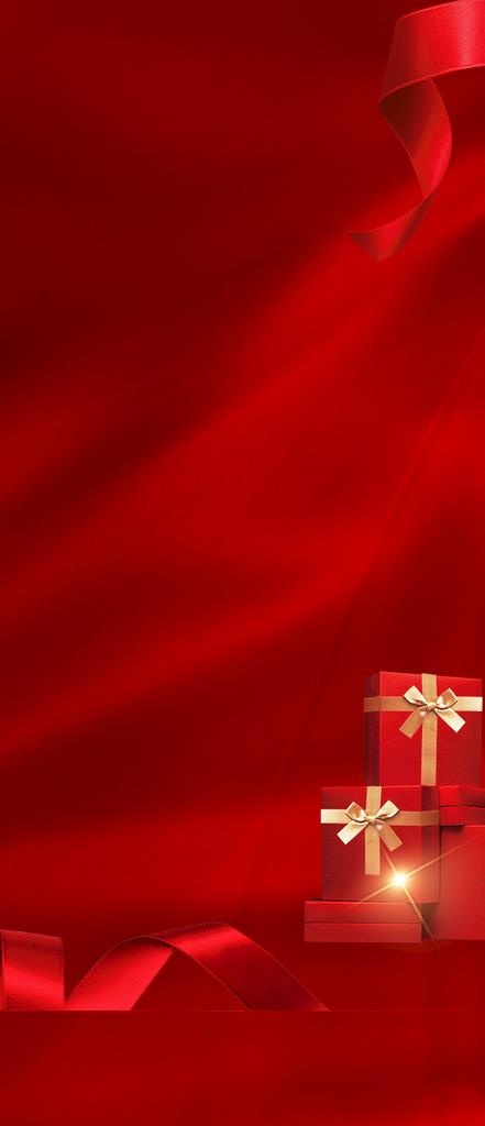红色礼品背景图片