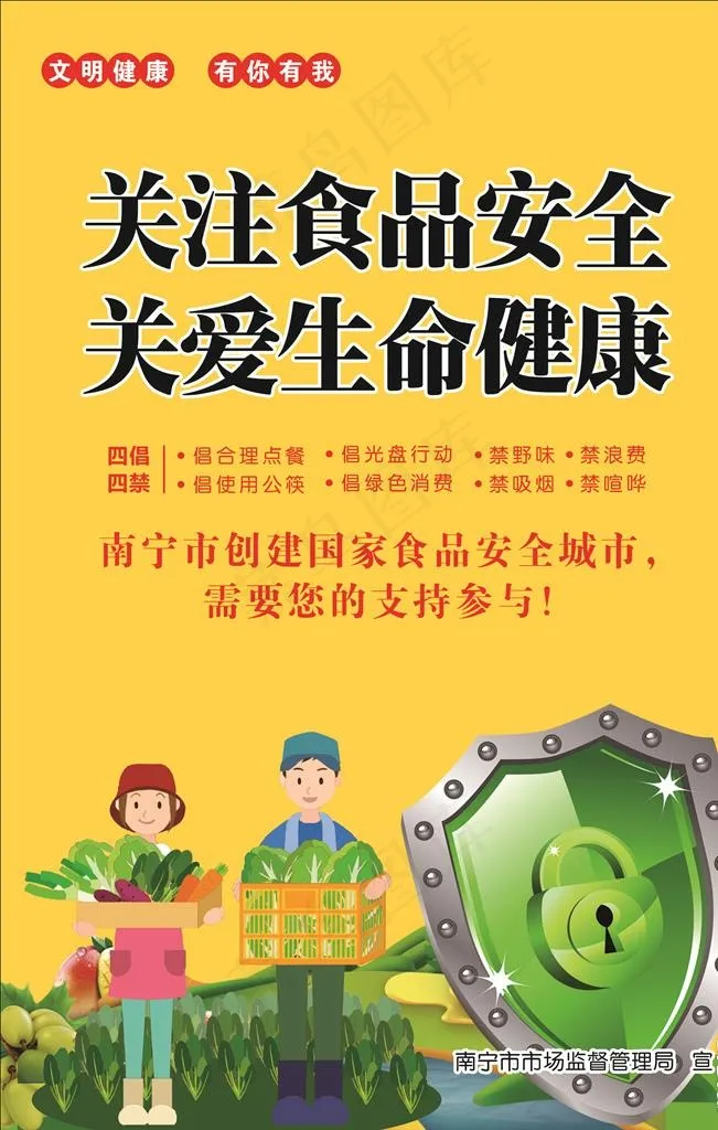 食品安全图片cdr矢量模版下载