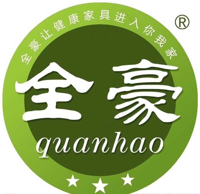 圆形绿色logo 图标图片