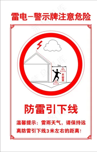 防雷引下线图片