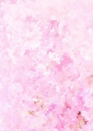 梦幻樱花树粉色水彩油画质感背景图片