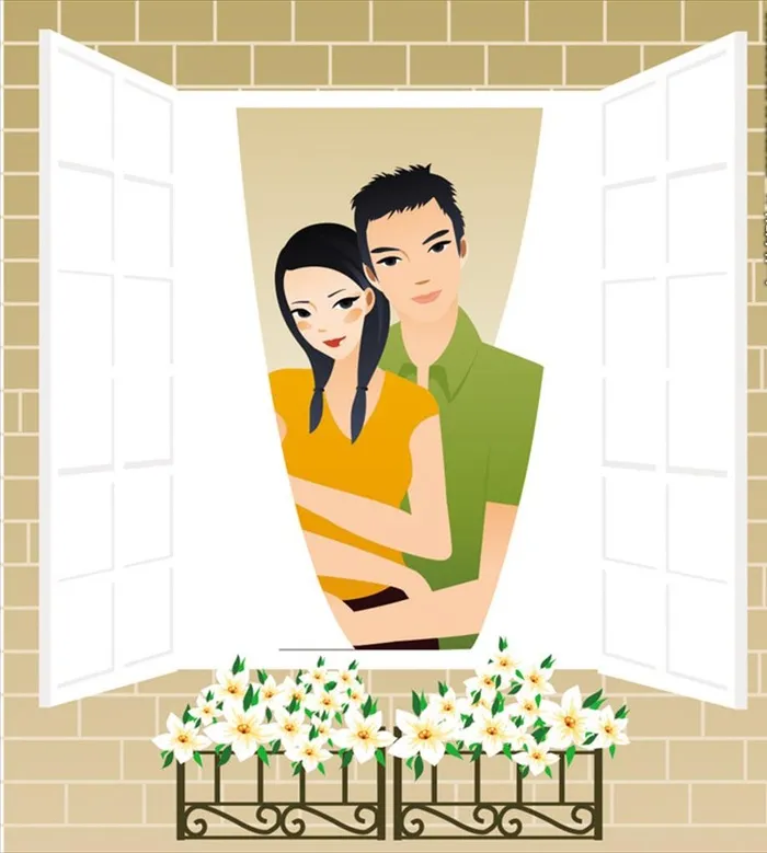 情人节 时尚男女 卡通男女图片cdr矢量模版下载