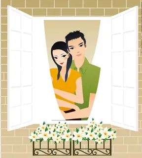 情人节 时尚男女 卡通男女图片