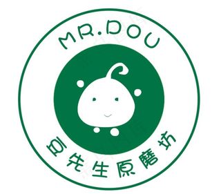 豆先生原磨坊logo卡通豆子图片