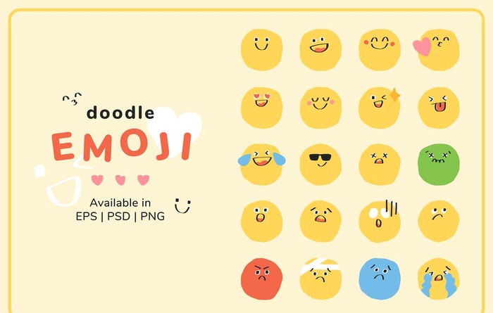 卡通表情矢量图片