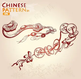 玉如意与铜钱图片