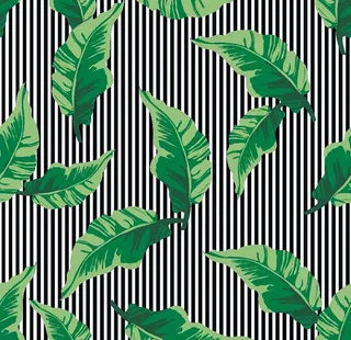 叶子 矢量  数码印花 高清素图片