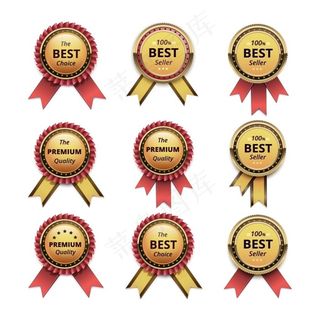 黄金之感精致小徽章标签图片