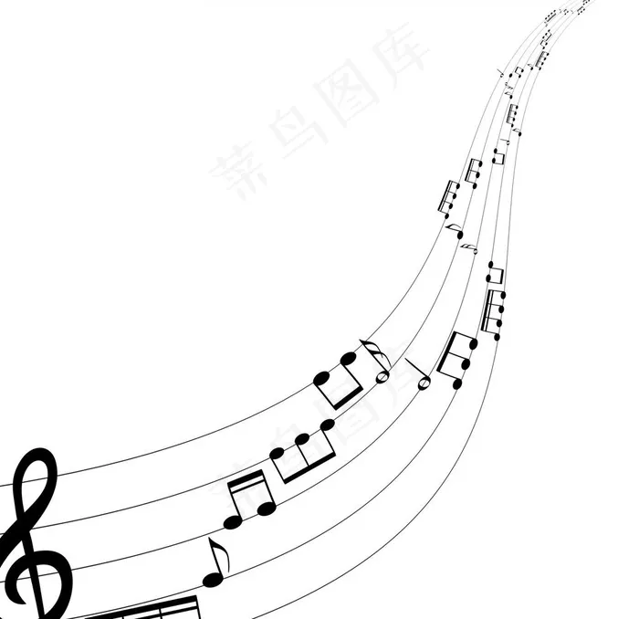 音符图片eps,ai矢量模版下载