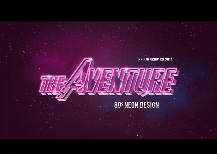 霓虹灯特效字样式图片(2020x1500)psd模版下载