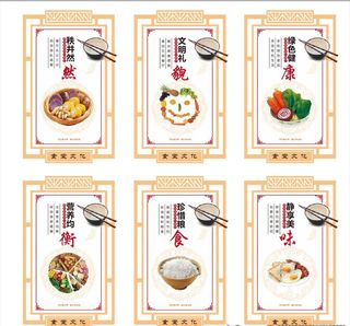 食堂文化宣传图片