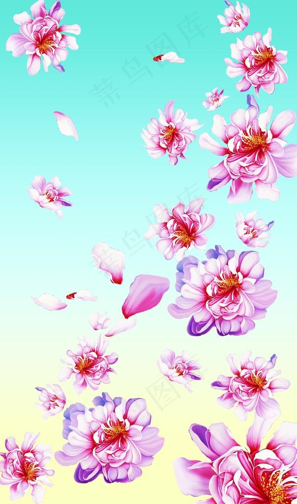 手绘花图片