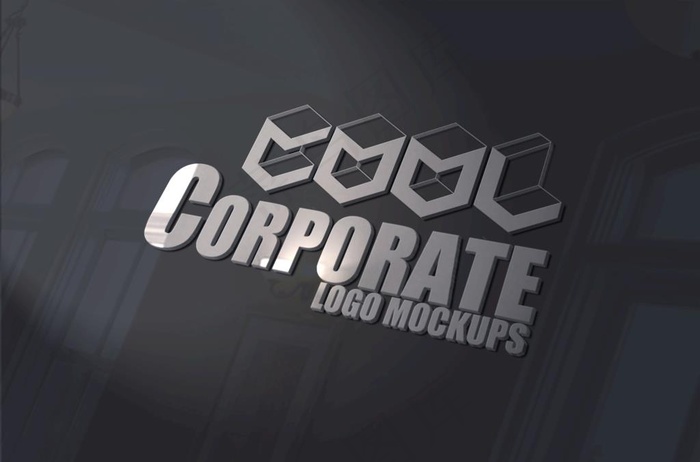 logo样机图片psd模版下载