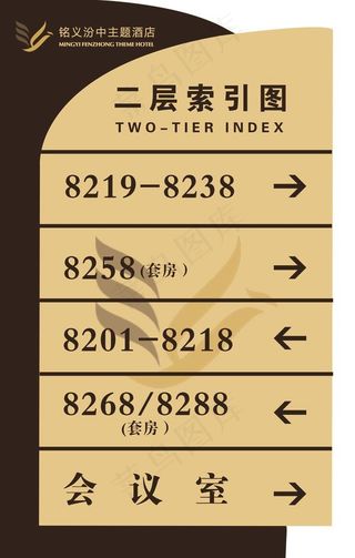 楼层索引图图片