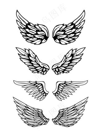 矢量翅膀图片