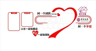 中国银行 团队 文化墙 职工家图片