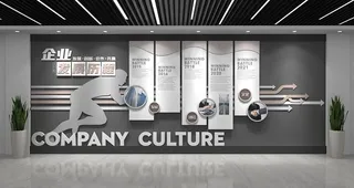 企业发展历程文化墙图片