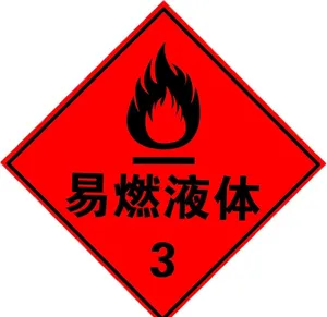 易燃液体标识牌图片