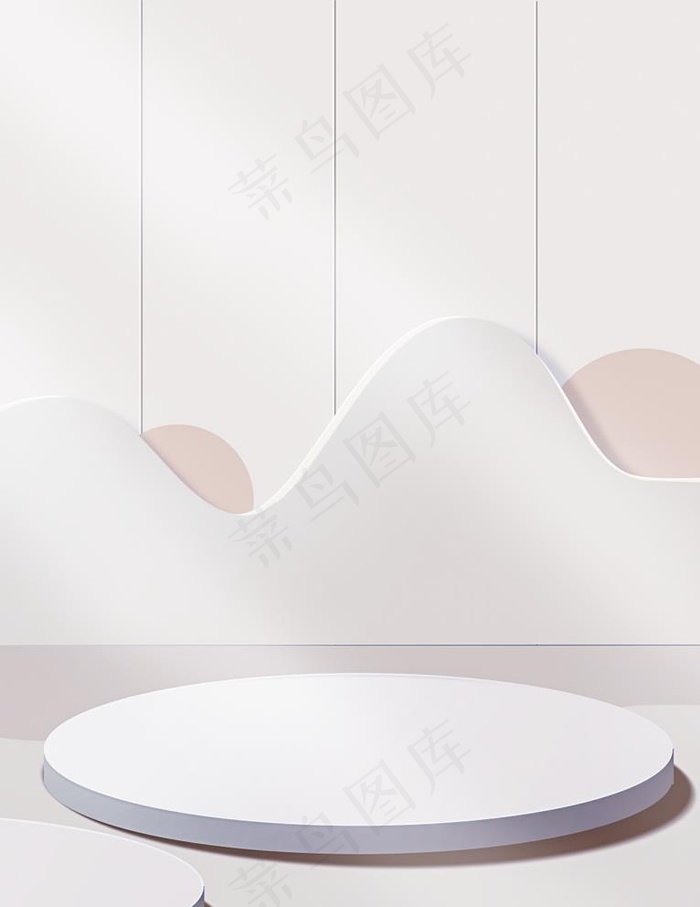 大气背景3d立体小清新图片