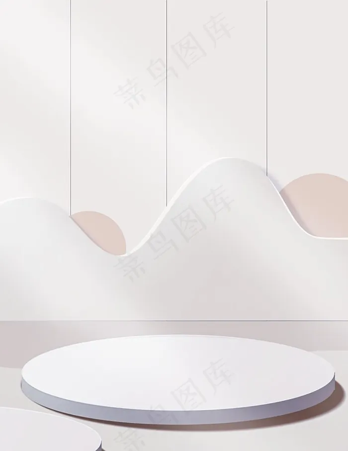 大气背景3d立体小清新图片