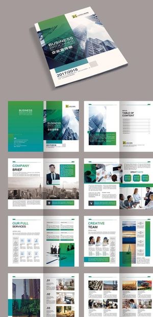 企业宣传册  图片