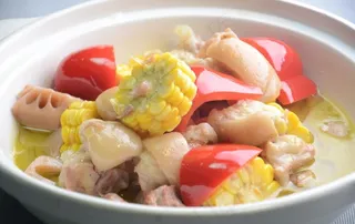 湖藕玉米炖猪脚图片