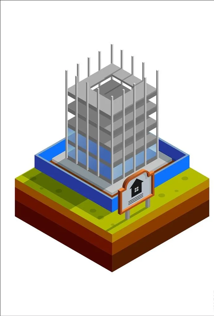 盖楼房图片cdr矢量模版下载
