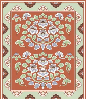 清新矢量花朵图案 花边边框图片