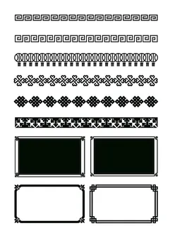 中式国潮边框传统花纹图片